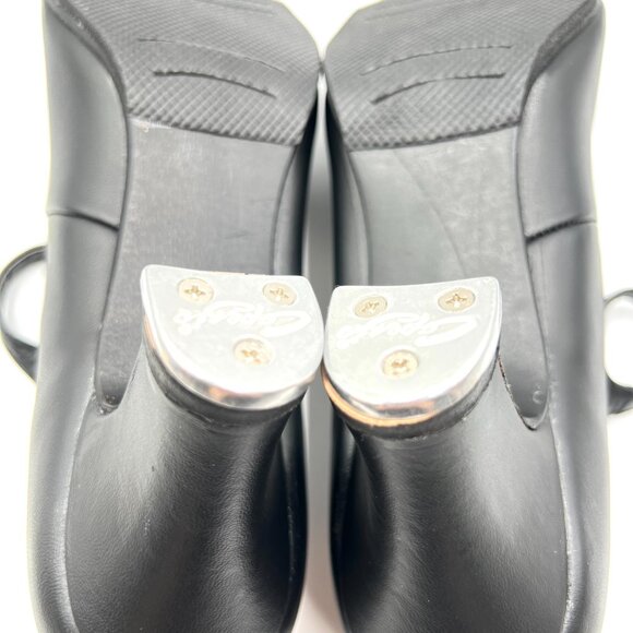Capezio Women's # 657 Manhattan Xtreme Black Leather Tap Dance Shoes Heels 11 - Picture 11 of 14
